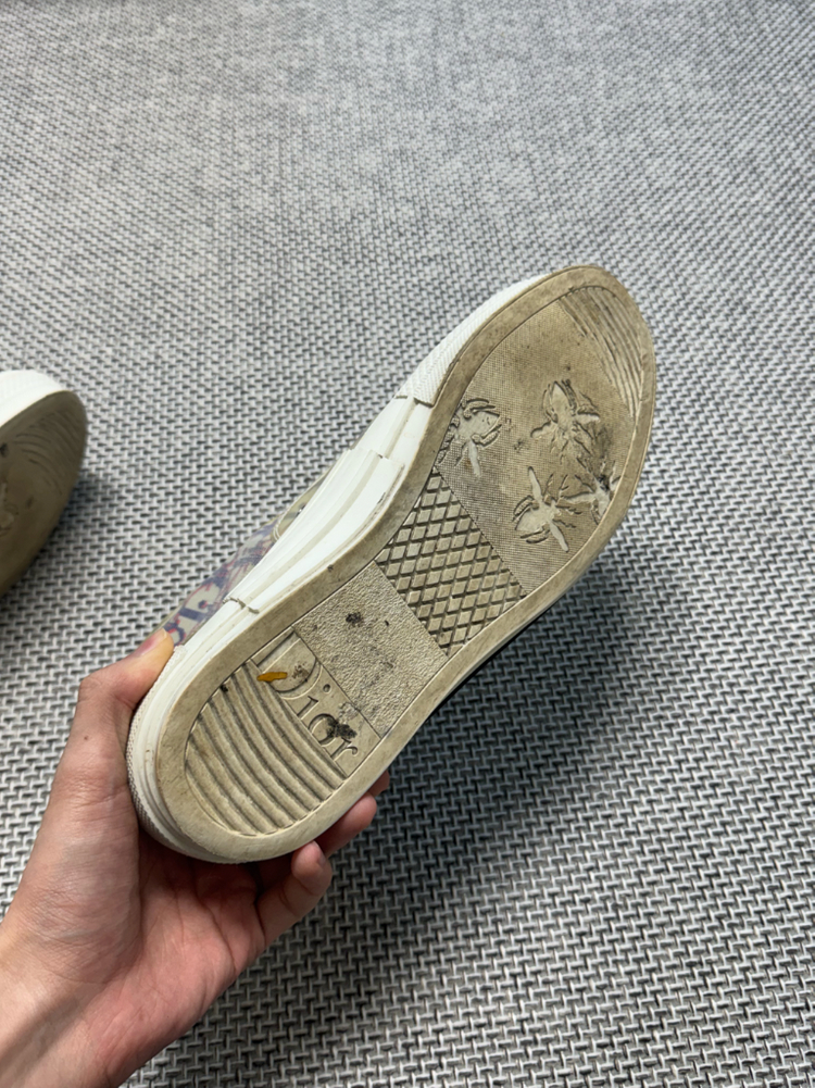 (한정판) 디올 오블리크 스니커즈 멀티 하이탑--6