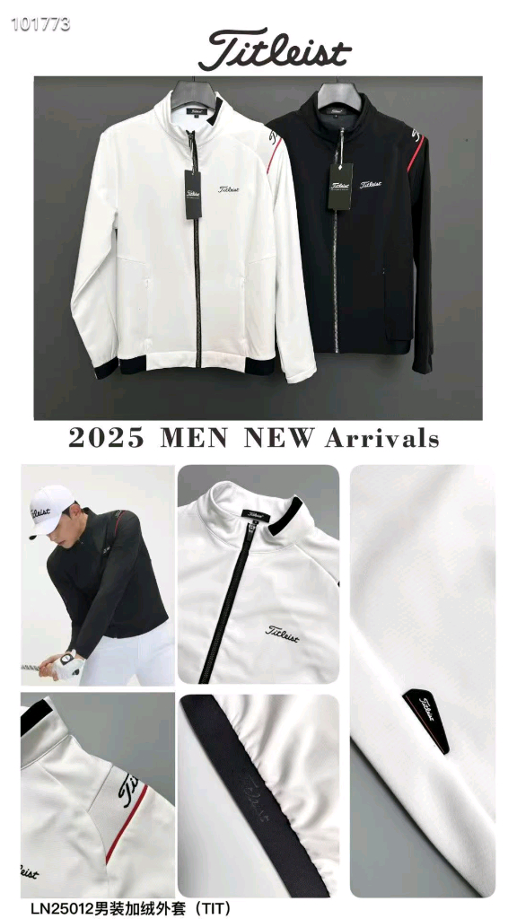 (95.105)타이틀리스트 남성용 골프 집업쟈켓--7