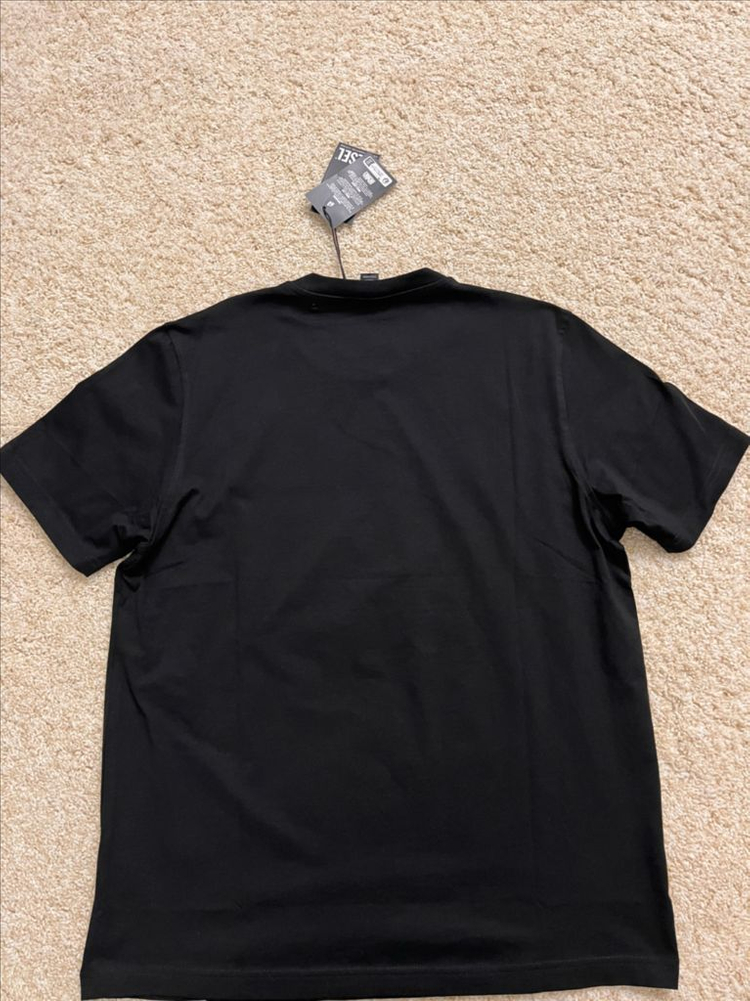 [새상품/정품] 디젤 T-JUST 12-5 유광 로고 반팔티 블랙 M 이미지