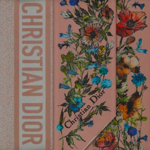 디올 D 밀레피오리 미차 스카프 실크 트윌 핑크 이미지