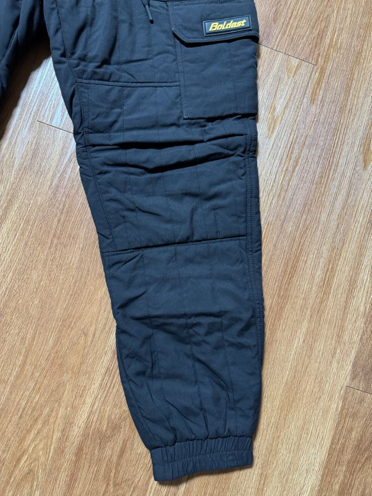 볼디스트 [P2] 세로퀼팅 패딩 조거팬츠 34사이즈--3