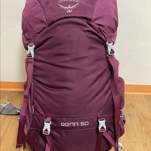 오스프리 최신형 Renn 50 여성 등산 백팩 백패킹 배낭 버건디