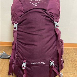 오스프리 최신형 Renn 50 여성 등산 백팩 백패킹 배낭 버건디
