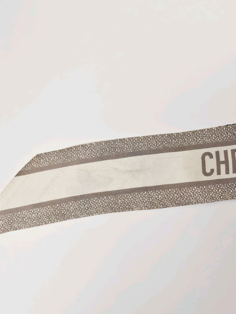 디올 르 저지먼트 타로 미차 스카프 트윌 헤이즐넛 멀티컬러 이미지