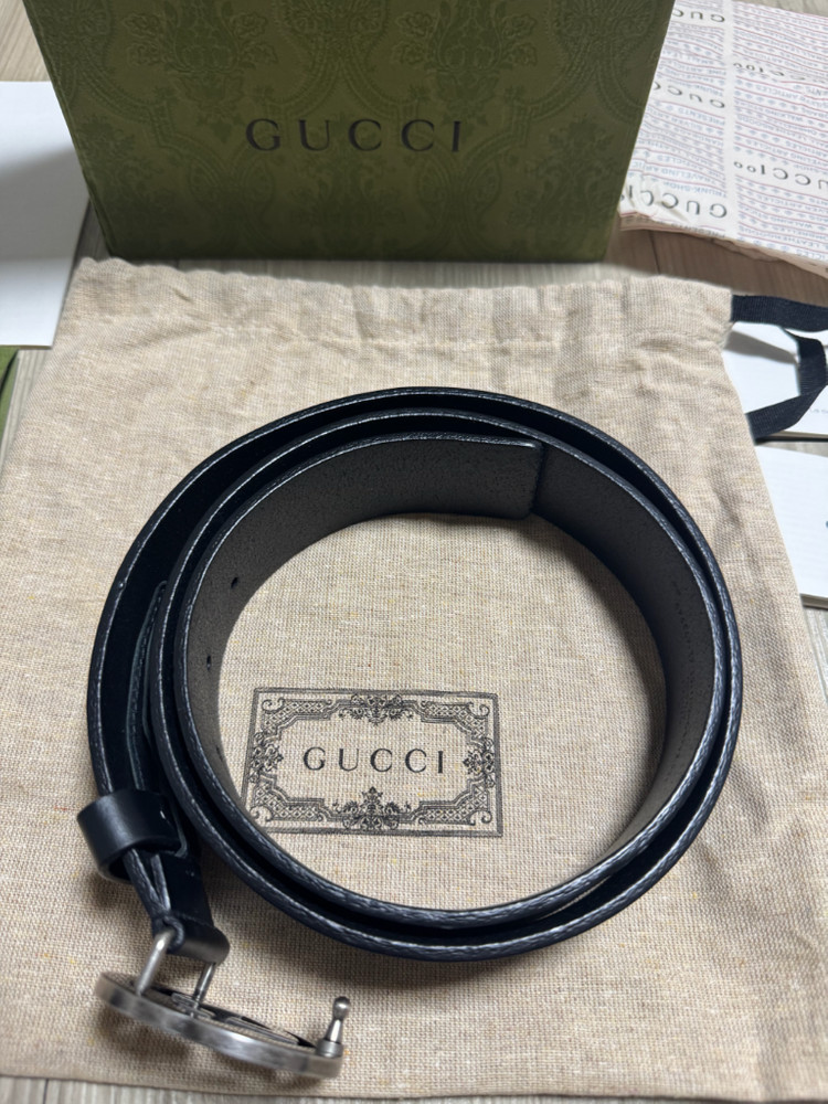 구찌 인터로킹 벨트--1