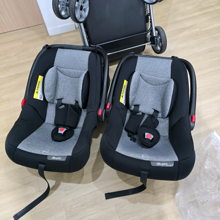 스냅앤고더블 + 페도라바구니 카시트 2개 일괄 판매--6