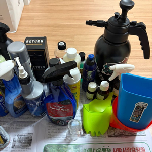 세차 용품 정리합니다