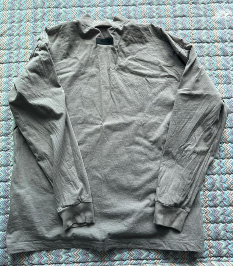 (M) 에센셜 롱슬리브 티셔츠 데저트 토프--1