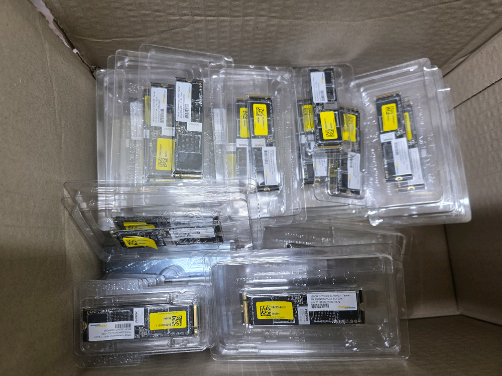 NVMe SSD 256GB 111개 팝니다 하이닉스 삼성 파이슨 PC801 PM9A1 ESO256GHLCJ--0