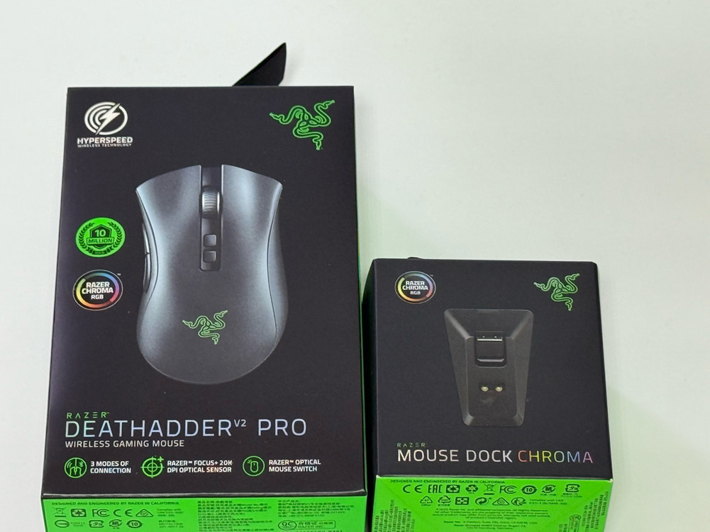 레이저 데스에더 v2 pro + 미우스 독 크로마 팝니다--0