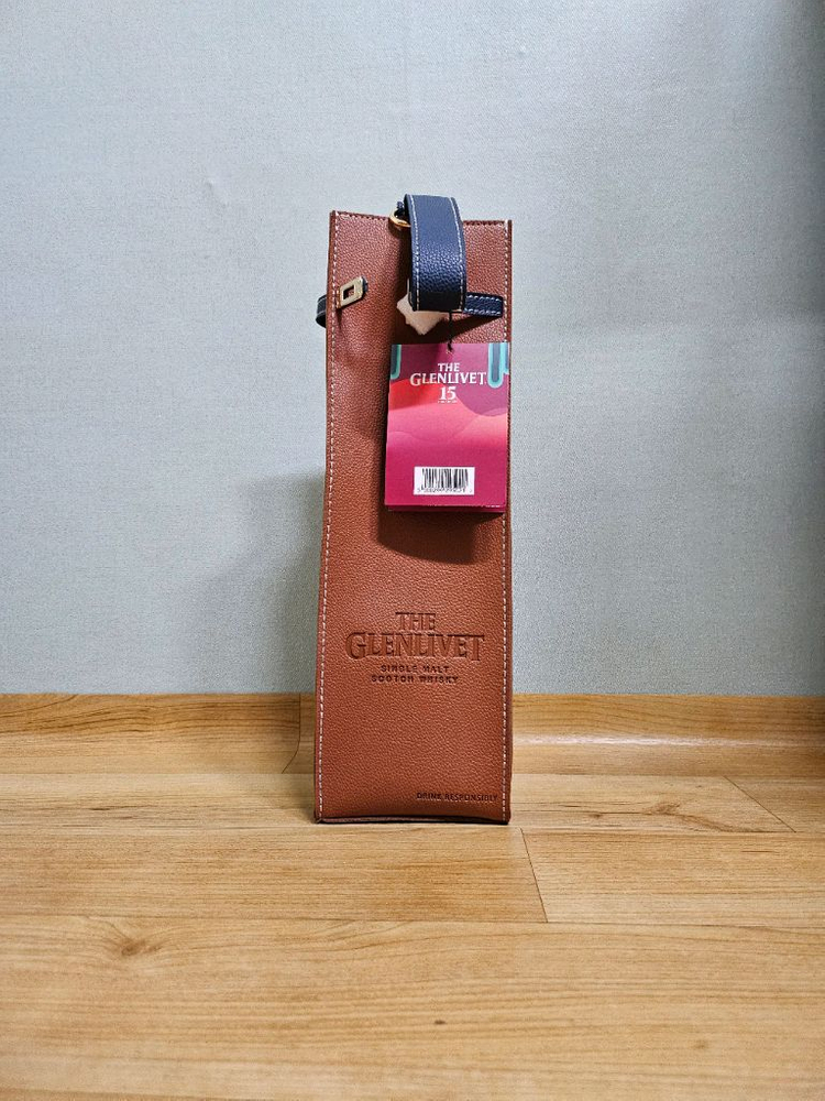 글렌리벳 15년 레더 드링크백--0