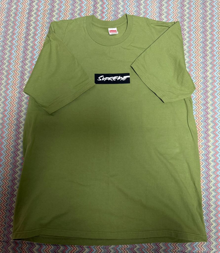 (XL) 슈프림 퓨추라 박스로고 티셔츠 모스 - 24SS--0