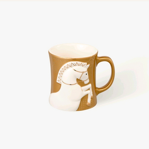 (택포)스타벅스 와일드테일 골드머그 말 머그컵 띠머그 테일 컵