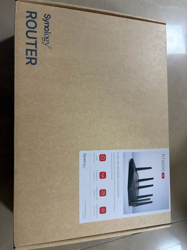 시놀로지 RT6600AX 무선공유기 새제품--0