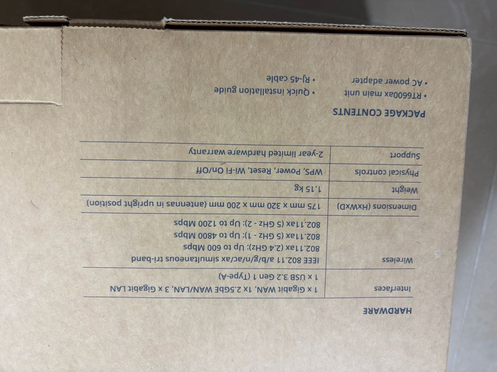 시놀로지 RT6600AX 무선공유기 새제품--1