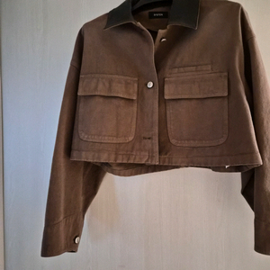 시스템 가죽 데님자켓 한섬 랑방 타임 sj