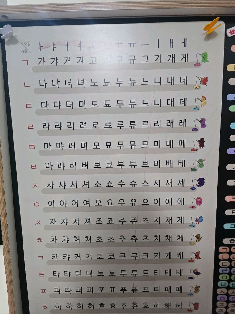 소중한글 받침음절표--7