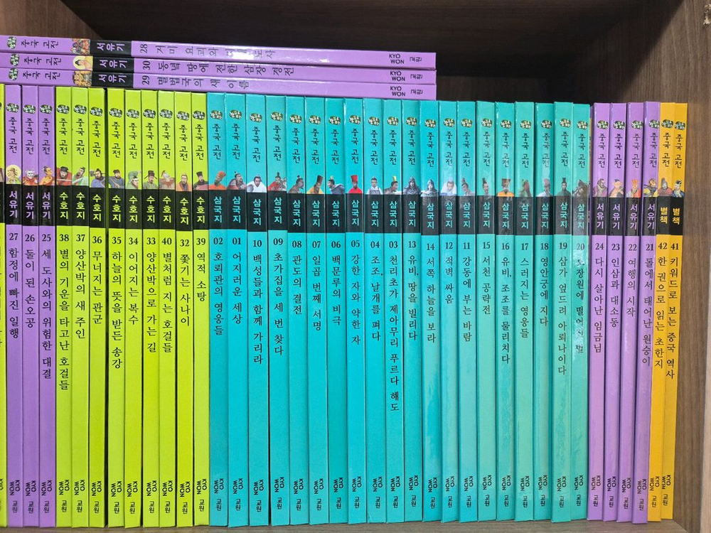 눈으로보는중국고전삼국지,수호지.서유기.눈으로는한국인물.세계인물.,--0