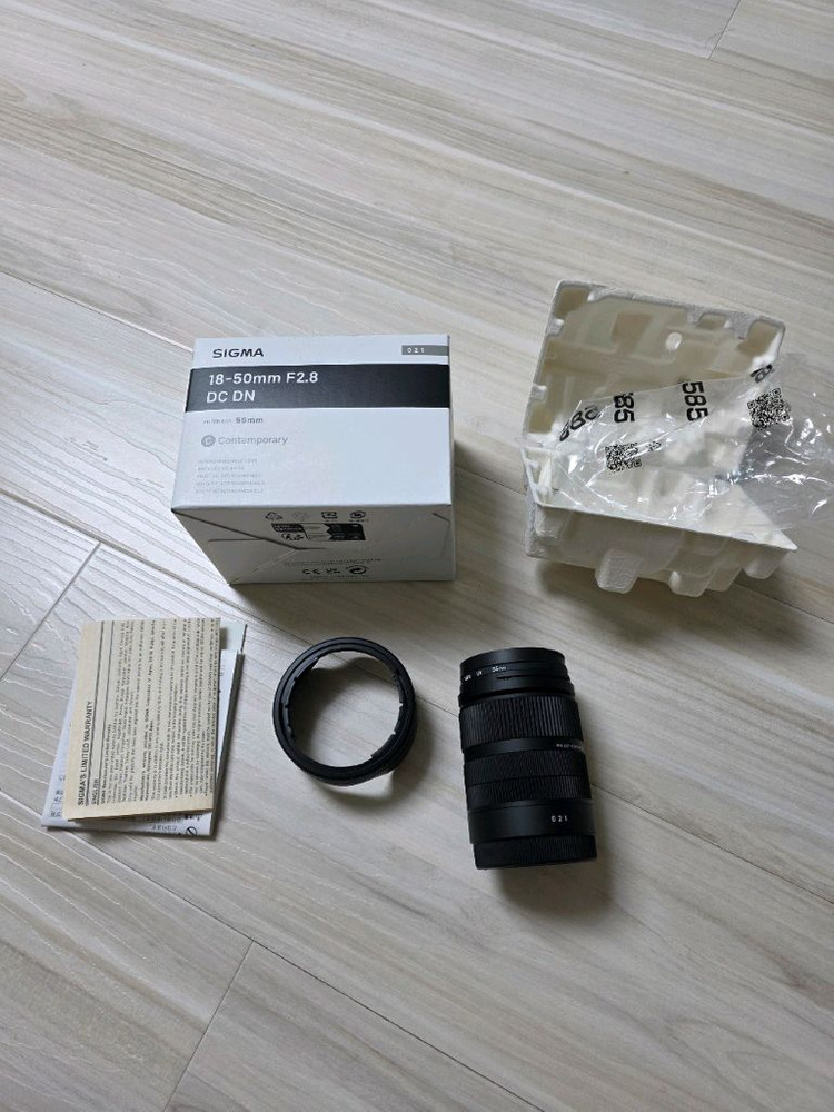 *시그마 C18-50mm f12.8--0