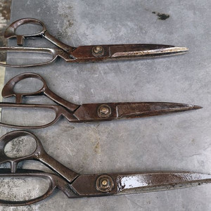 빈티지 잠자리표 재단가위3개 세트 이미지