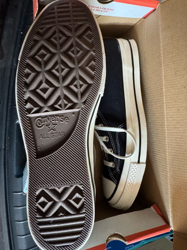 컨버스 척 테일러 올스타 70HI 블랙 270사이즈 이미지