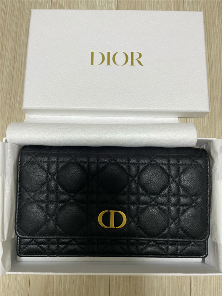 Dior Caro 체인 파우치--7