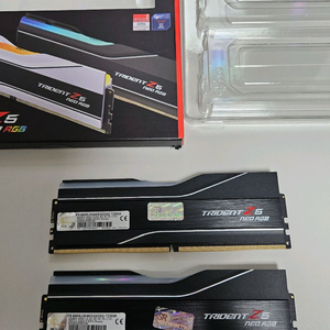 지스킬 트라이던트 neo rgb DDR5 64gb cl30 6000mhz 서린 정품