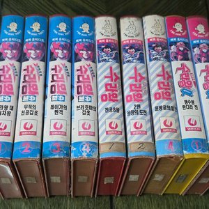 옛날 만화비디오 수라왕, 수라왕슈퍼 9점 일괄