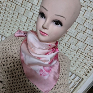 실크100%사각스카프