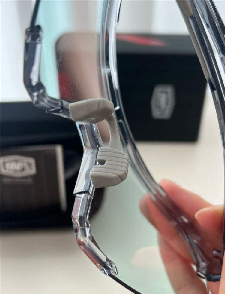 100% S3 폴리쉬드트렌슬러센트 그레이 -로즈 골드 미러--2