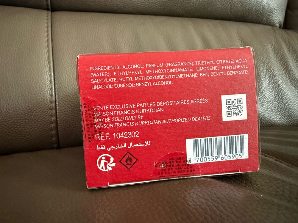 (미개봉) 메종 프란시스 커정 바카라 루쥬 540 70ml--3