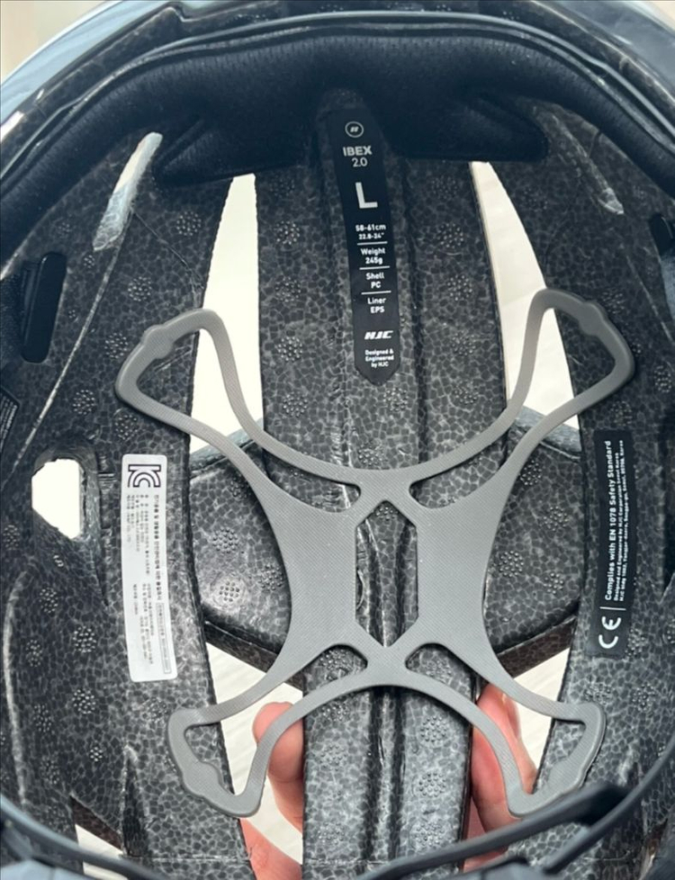 HJC IBEX 2.0 자전거 헬멧 블랙 색상 L 사이즈--3