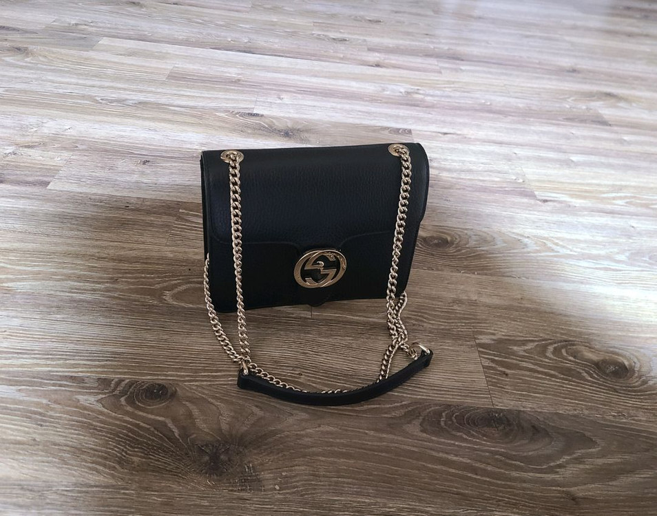 구찌 인터로킹 스몰 체인백 크로스백 체인스트랩테수토호보백버킷백백팩복조리구찌루이비통에르메스샤넬디올셀린느발렌시아가마르지--0