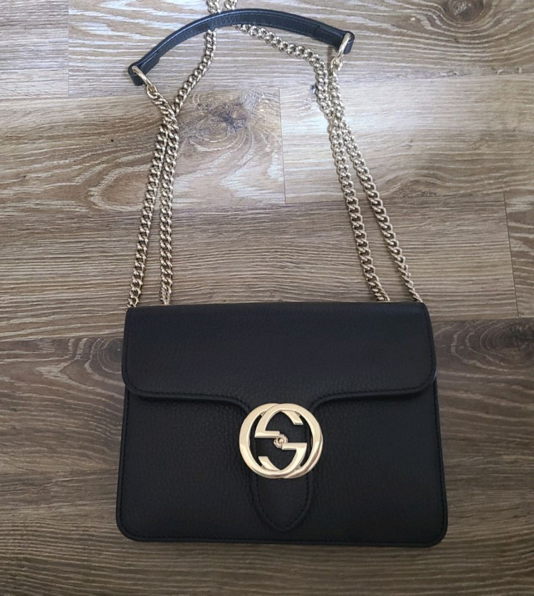 구찌 인터로킹 스몰 체인백 크로스백 체인스트랩테수토호보백버킷백백팩복조리구찌루이비통에르메스샤넬디올셀린느발렌시아가마르지--7