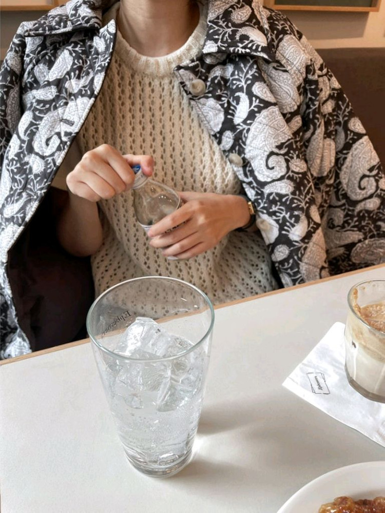 위꼬모 리버시블 코트 빈티지블랙 미듐 이미지