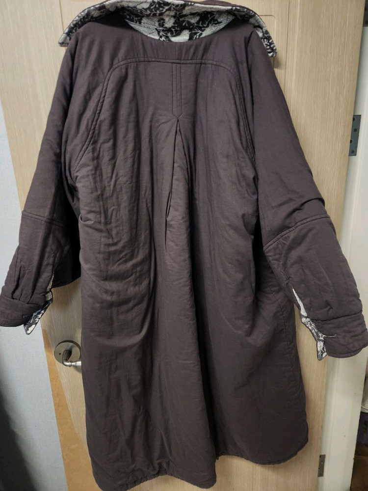 위꼬모 리버시블 코트 빈티지블랙 미듐 이미지