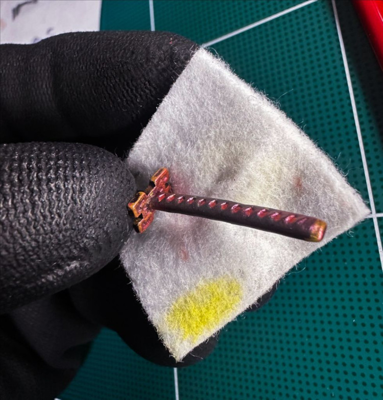 룩업 도색작 토키토 무이치로 피규어 무이치로피규어 리페인트 귀멸의칼날피규어 도색 리페인팅 이미지