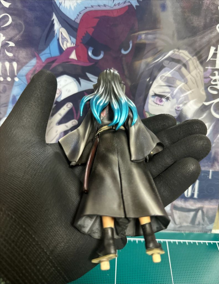 룩업 도색작 토키토 무이치로 피규어 무이치로피규어 리페인트 귀멸의칼날피규어 도색 리페인팅 이미지