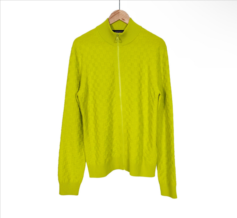 M 루이비통 남성 다미에 울 니트 집업 가디건 자켓 이미지