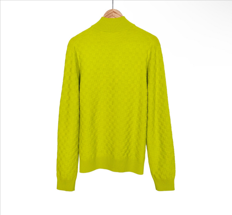 M 루이비통 남성 다미에 울 니트 집업 가디건 자켓 이미지