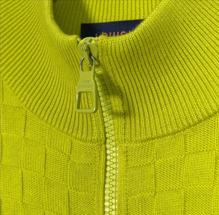 M 루이비통 남성 다미에 울 니트 집업 가디건 자켓 이미지