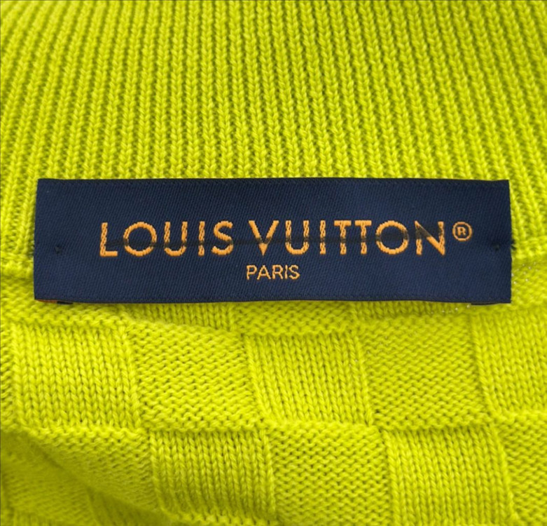 M 루이비통 남성 다미에 울 니트 집업 가디건 자켓 이미지