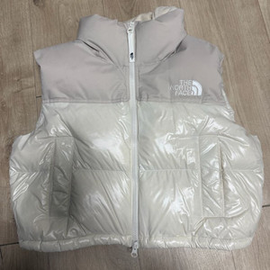 M)노스페이스 우먼 눕시 다운 베스트 크림