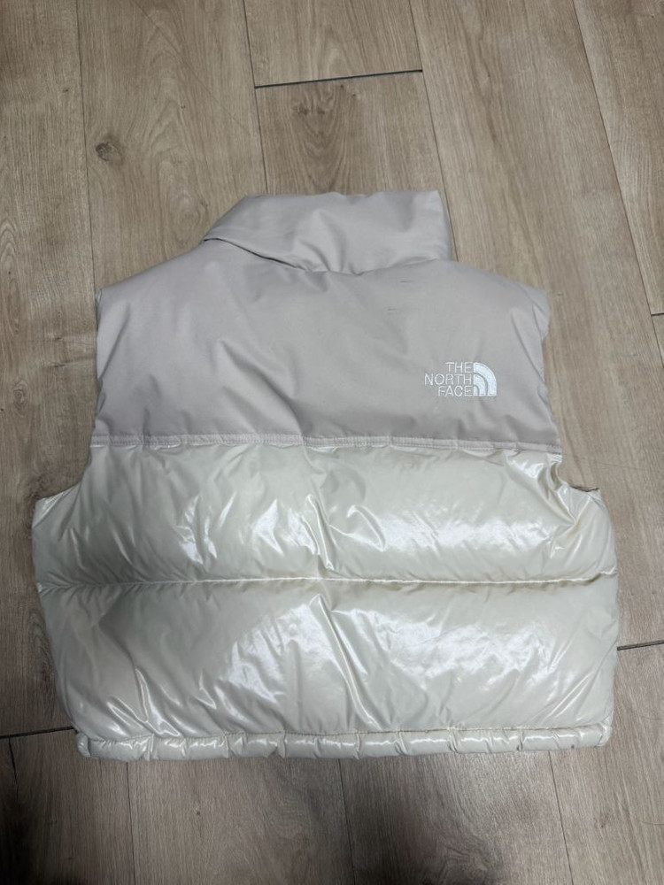 M)노스페이스 우먼 눕시 다운 베스트 크림--1