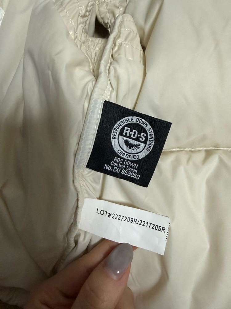 M)노스페이스 우먼 눕시 다운 베스트 크림--3