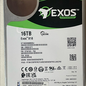 씨게이트 HDD 16TB 부품용