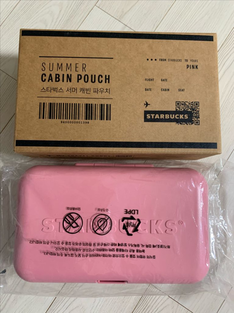 스티벅스 서머 캐빈 파우치 핑크--0