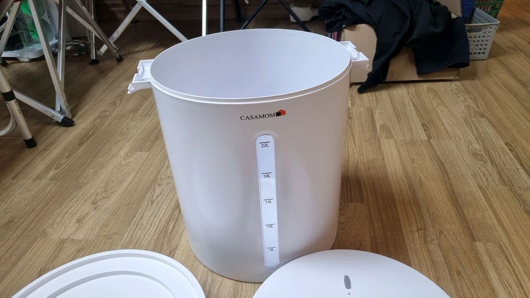 까사맘 유무선 진공쌀통 20kg--4