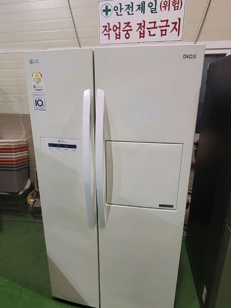 무료배송설치 LG 디오스 802L 양문형 냉장고 2015,6제조.,,--0