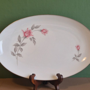 엔틱 노리다케 로즈마리 라지 오벌 접시 이미지